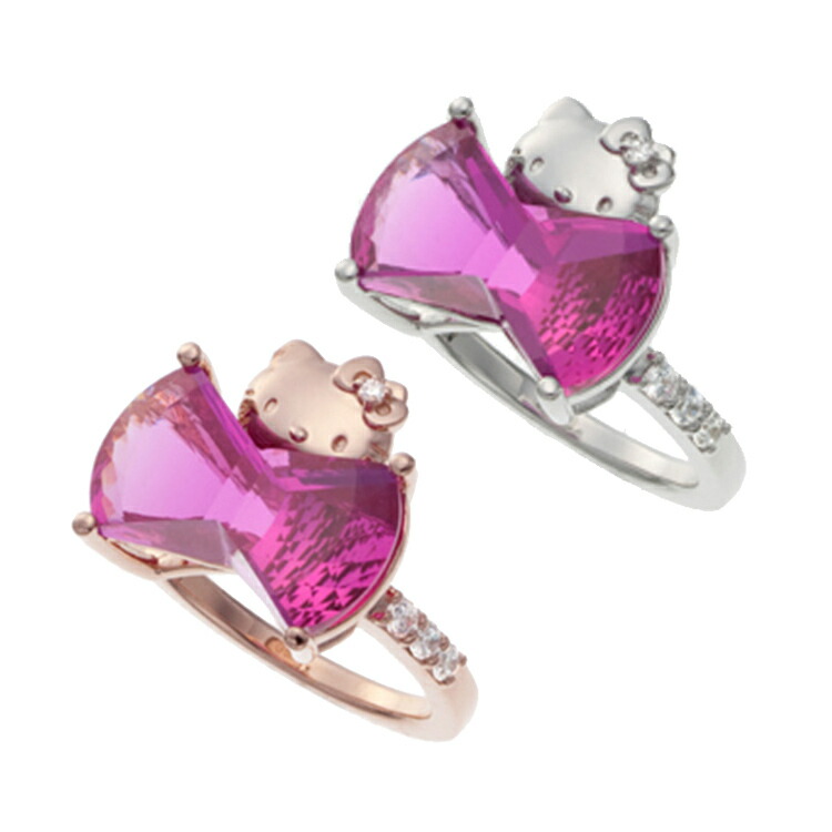 楽天市場】ハローキティ リボン リング 大人 カワイイ グッズ 指輪