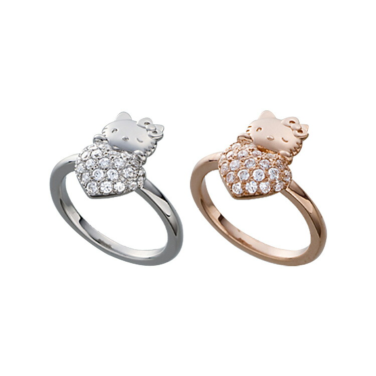 楽天市場】ハローキティ ハート リング 大人 グッズ 指輪 キティちゃん