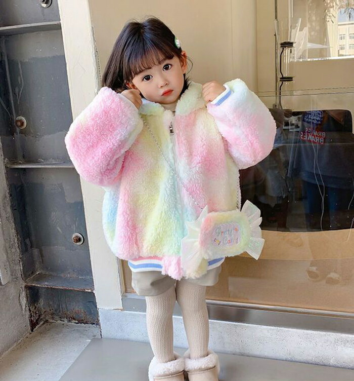 楽天市場】中綿コート キッズ 女の子 長袖 フード付き ボア ユニコーン