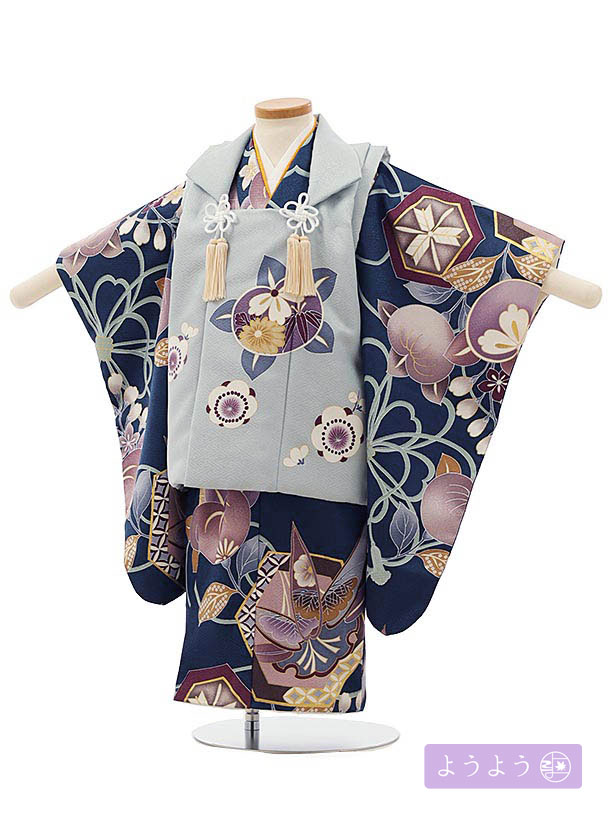 楽天市場】七五三 着物 3歳 男の子 被布 レンタル 男児 七五三 着物