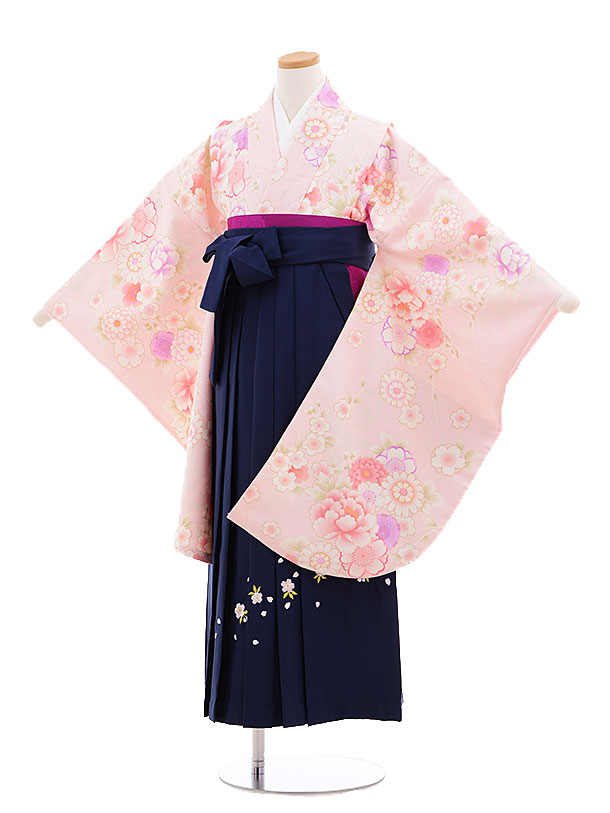 楽天市場】【レンタル】小学生卒業式袴レンタル（女の子）9669ピンク