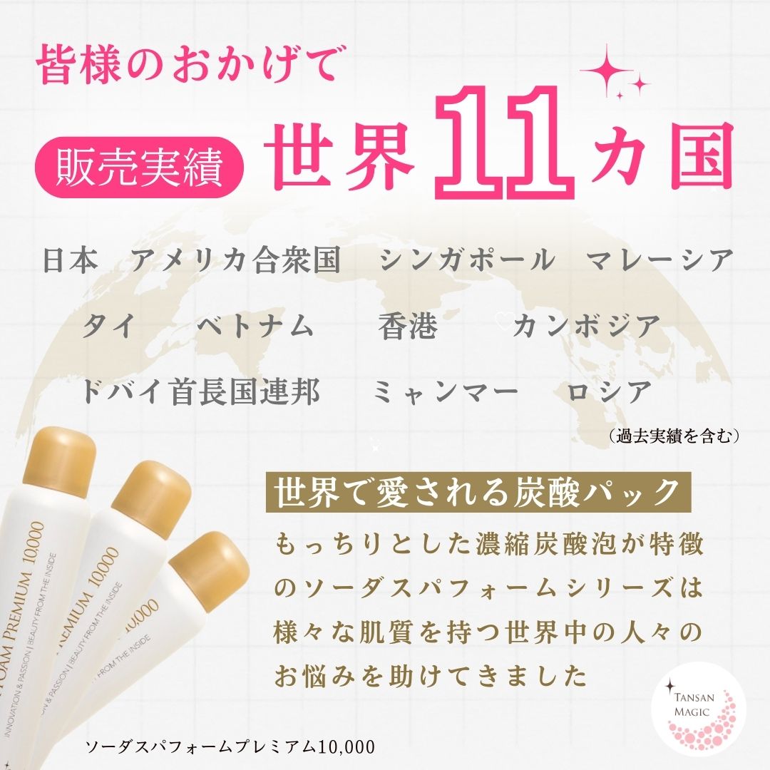 楽天市場】【カラフル炭酸パック】VC・VB・VD ソーダスパフォーム