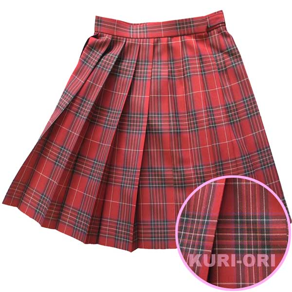楽天市場】【在庫処分品】冬制服スカート【赤チェック】ウエスト60・63