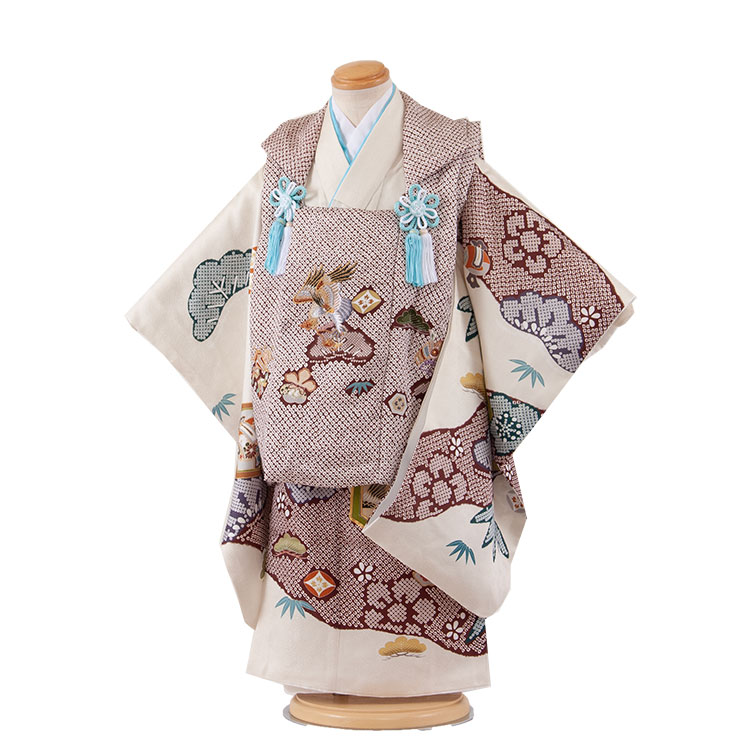 楽天市場】【レンタル】【正絹】 七五三 着物 3歳 男の子 被布 男児 3