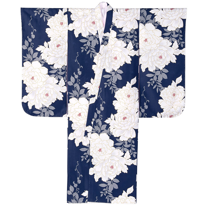 楽天市場】七五三 女の子 着物 四つ身 祝い着 単品 7歳 小紋柄 襦袢