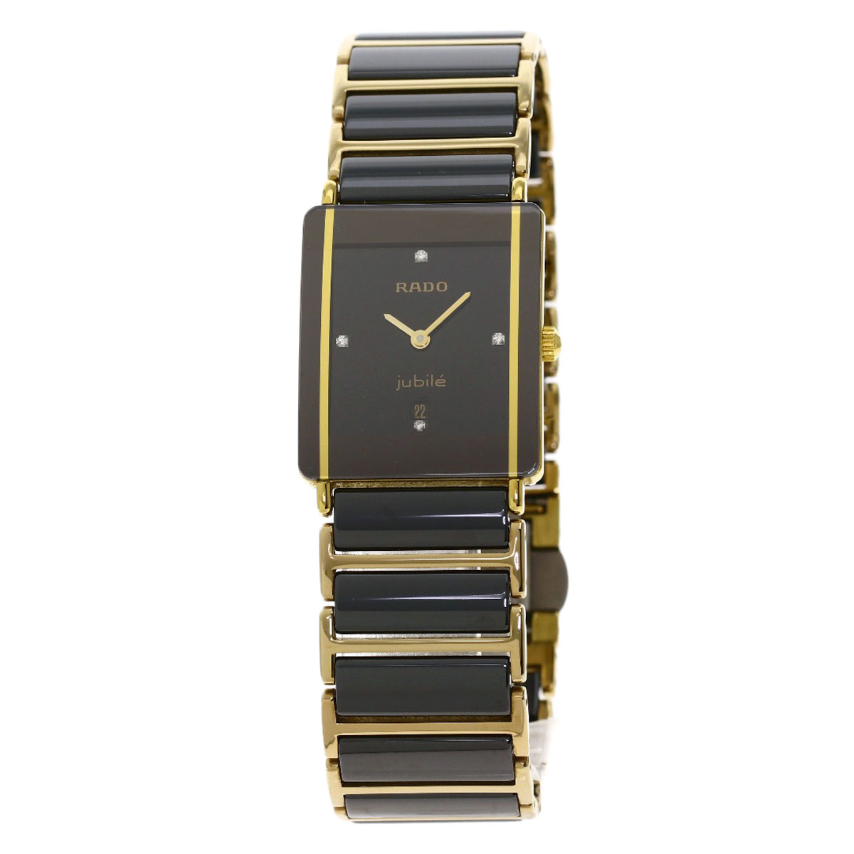 楽天市場】ラドー ダイヤスター 4P ダイヤモンド 腕時計 GP/セラミック