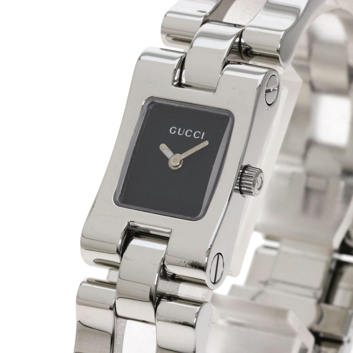 楽天市場】グッチ 2305L スクエアフェイス 腕時計 ステンレススチール