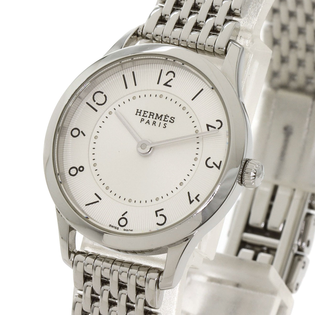 楽天市場】エルメス CA2.110 スリム ドゥ エルメス 腕時計 ステンレス