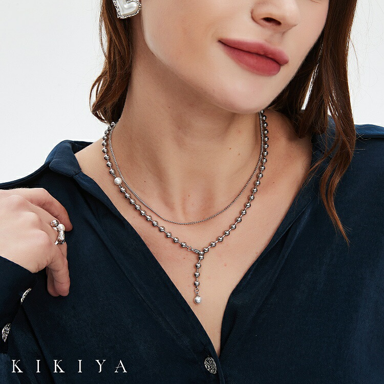 楽天市場】【楽天1位受賞】 ネックレス 2WAY仕様 ボール パール