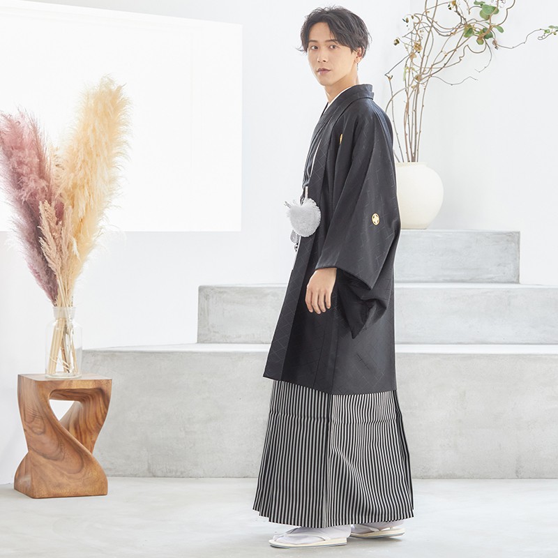 楽天市場】【レンタル】卒業式 袴レンタル 男 紋付 羽織袴〔Y001-Y180