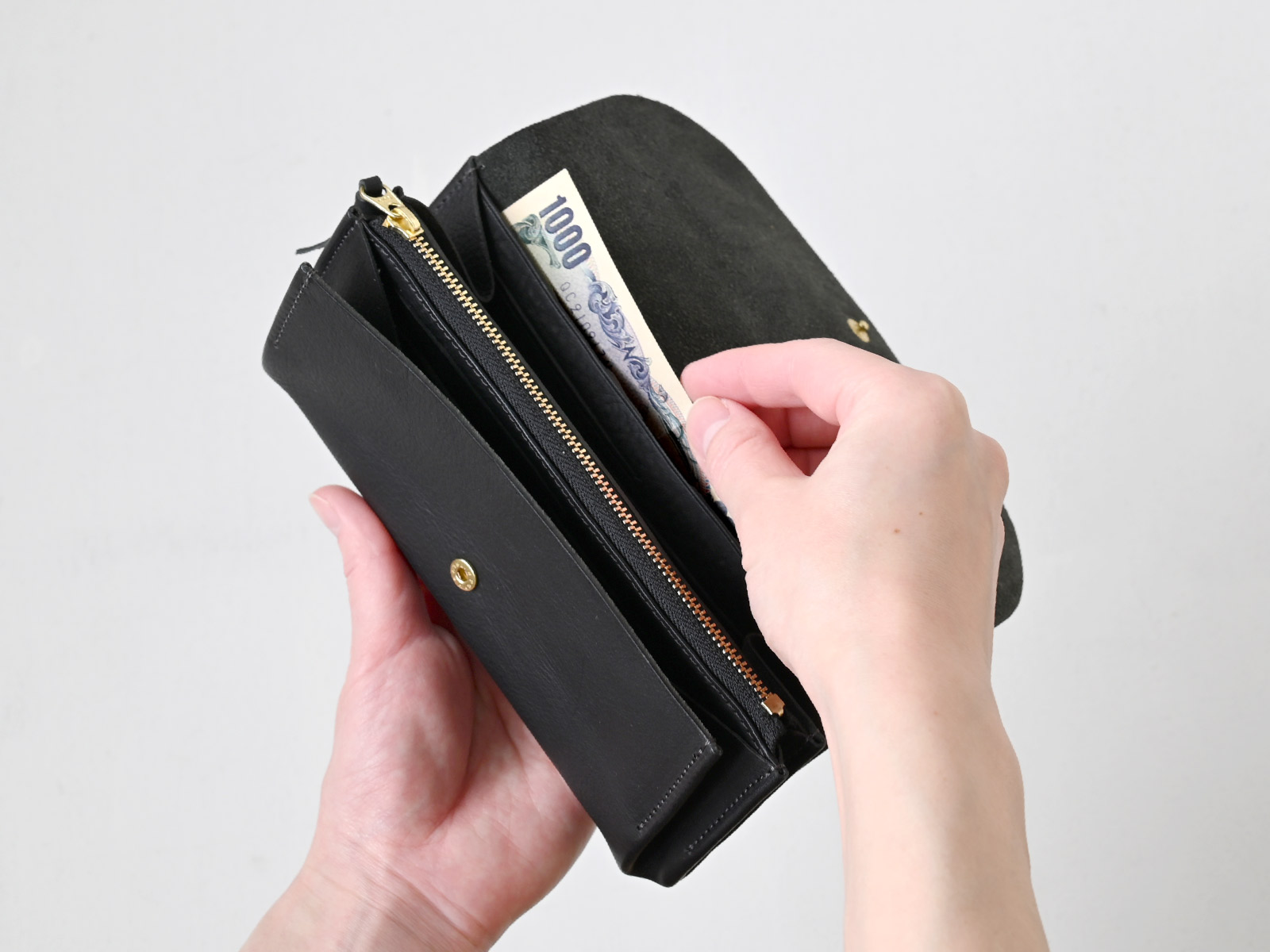 楽天市場】【革の表情を選べる】《新仕様》CINQ (サンク) 長財布