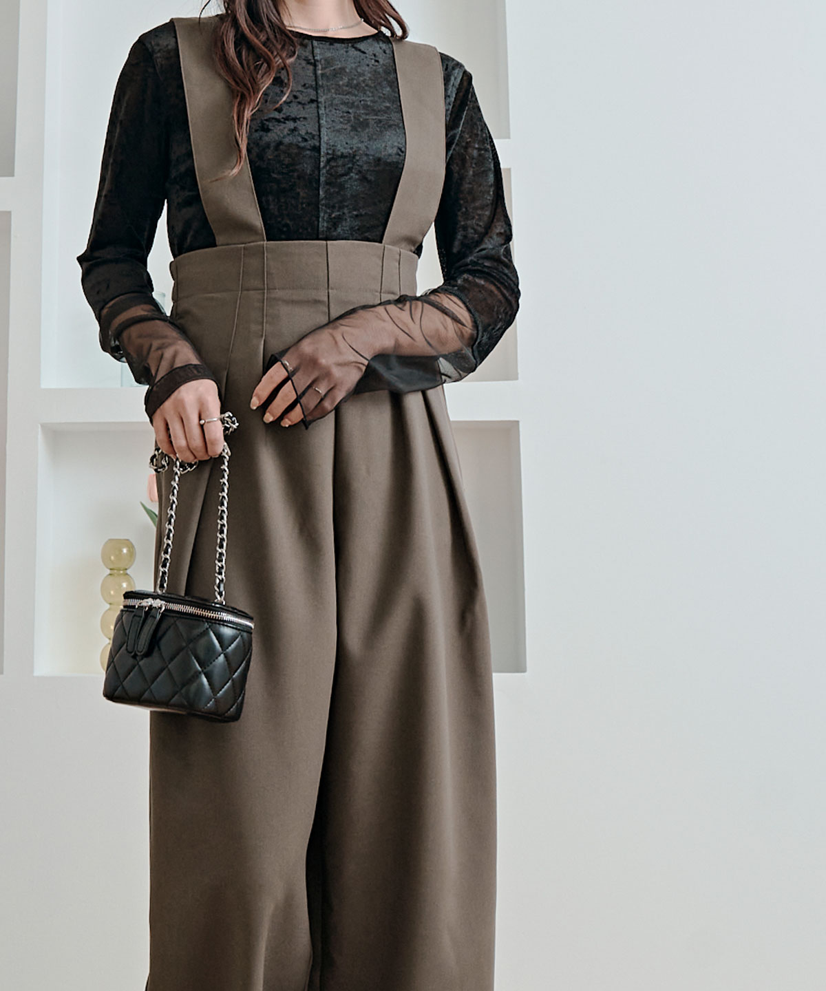 楽天市場】サロペット《ハイウエストタックサロペット》全5色 2サイズ