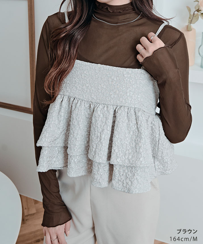 楽天市場】トップス《シアーメッシュハイネックトップス》全15色 3