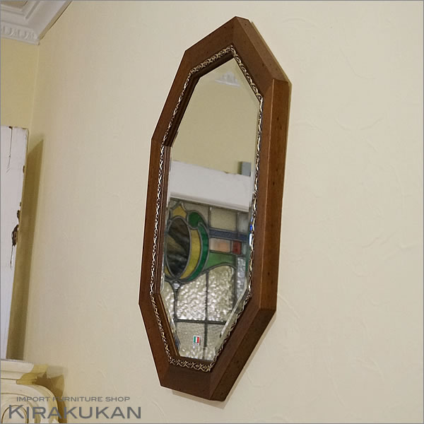 楽天市場】【スーパーセール期間限定価格】 鏡 壁掛け イタリア製 八角