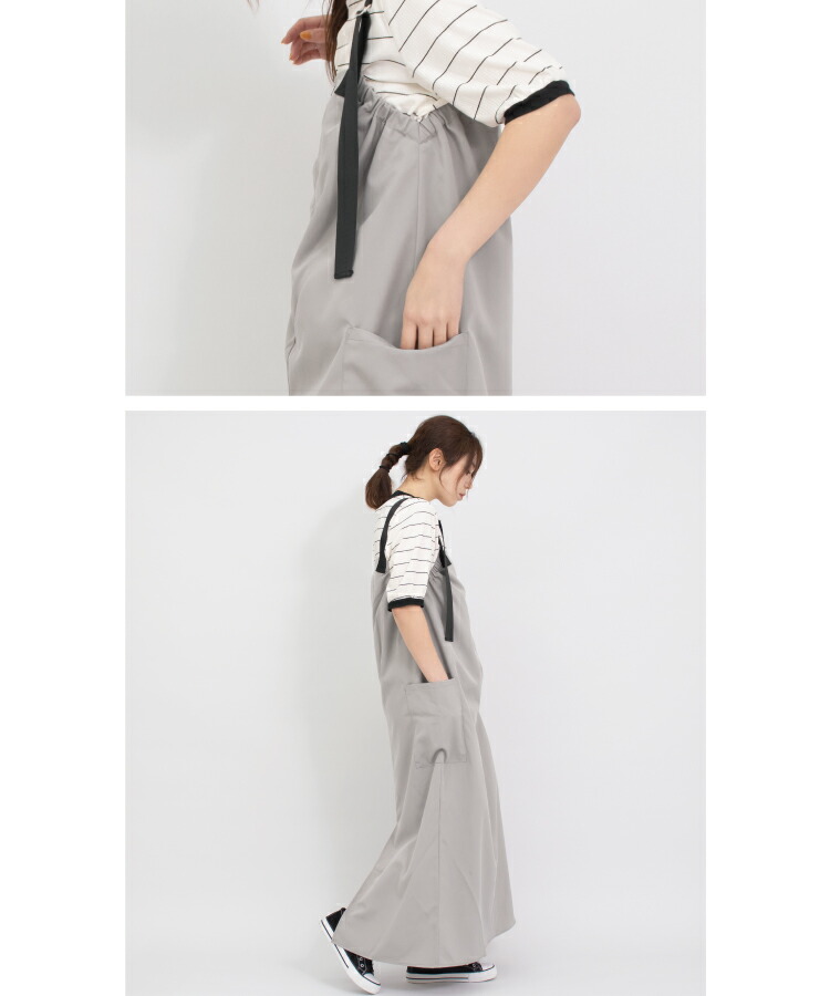 楽天市場】オーバーオールスカート ジャンパースカート レディース 春