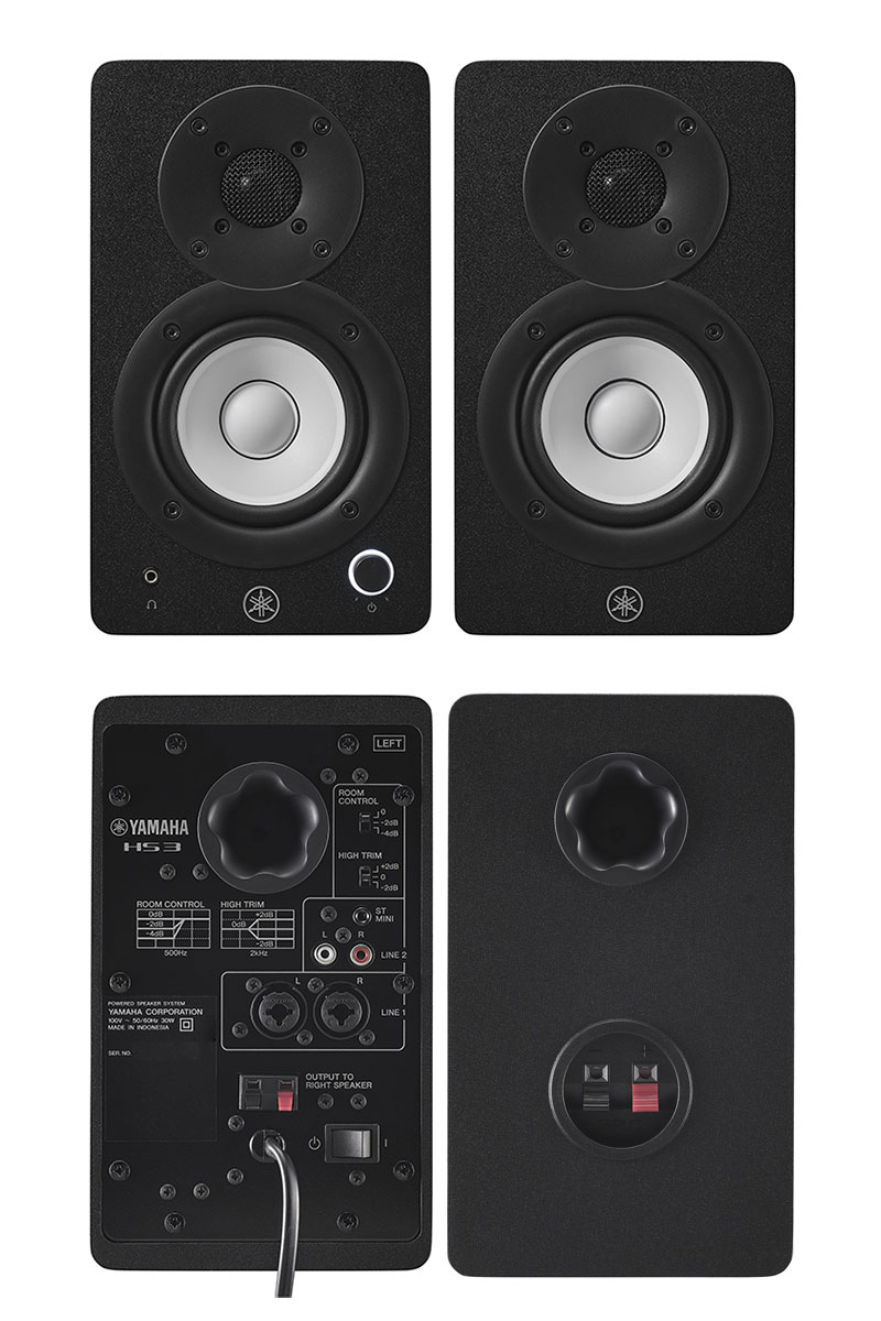 楽天市場】YAMAHA HS3 コンパクトパワードスタジオモニター 2個ペア