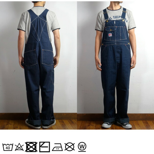 楽天市場】TCBジーンズ デニム オーバーオール “Wrecking Crew Pants