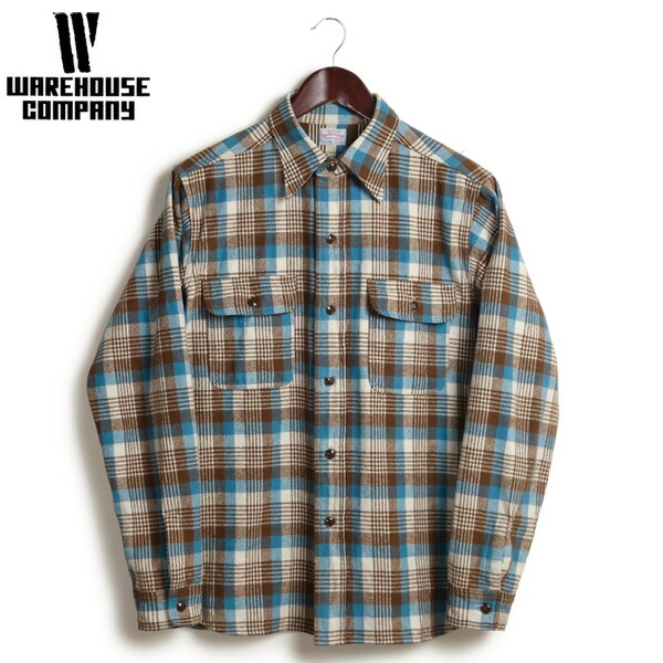楽天市場】WAREHOUSE ウエアハウス FLANNEL SHIRTS フランネルシャツ