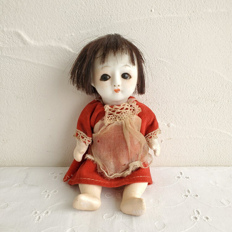 楽天市場】サクラビスク人形 小振りRD スリーピングアイ／大正ロマン