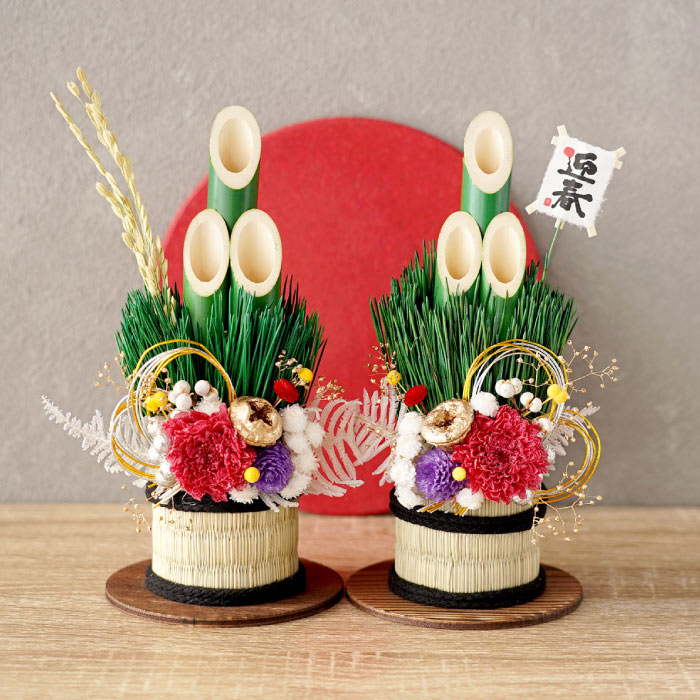 楽天市場】正月飾り ミニ 門松 玄関 天然 モダン おしゃれ 『ミニ