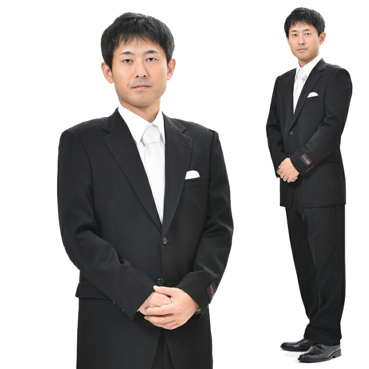 楽天市場】【日本製】合服 ブラックスーツ シングル 略礼服 :RM16100