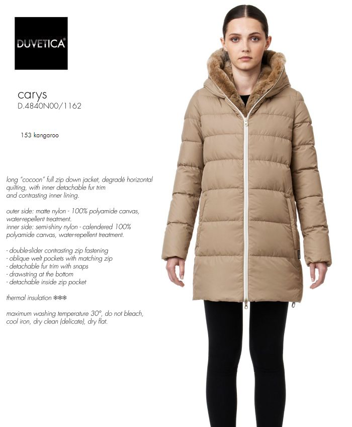 楽天市場】秋冬 DUVETICA デュベティカ カリス ラビットファー オフ