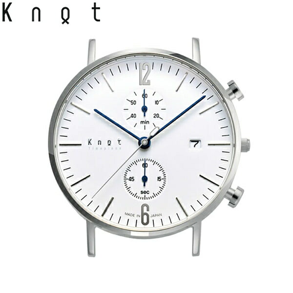 楽天市場】Knot ノット 時計 クラシック クロノグラフ シルバー
