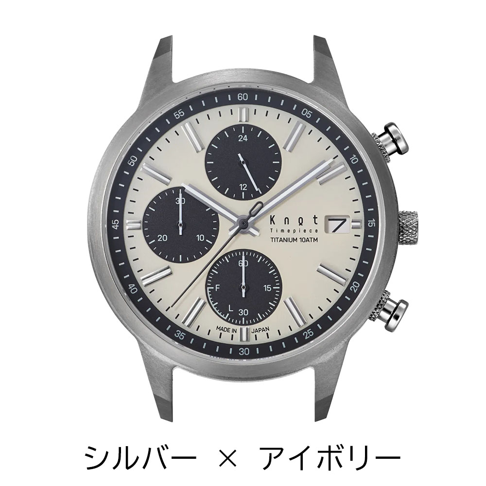 楽天市場】Knot ノット 時計 チタニウムソーラークロノグラフ 40mm