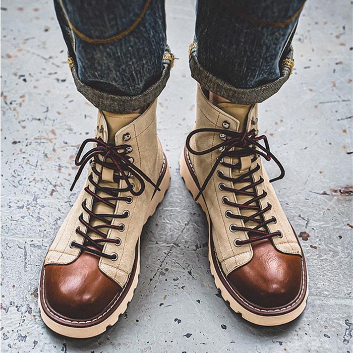 楽天市場】モンキーブーツ メンズ 本革 ワークブーツ ブラウン ワイン