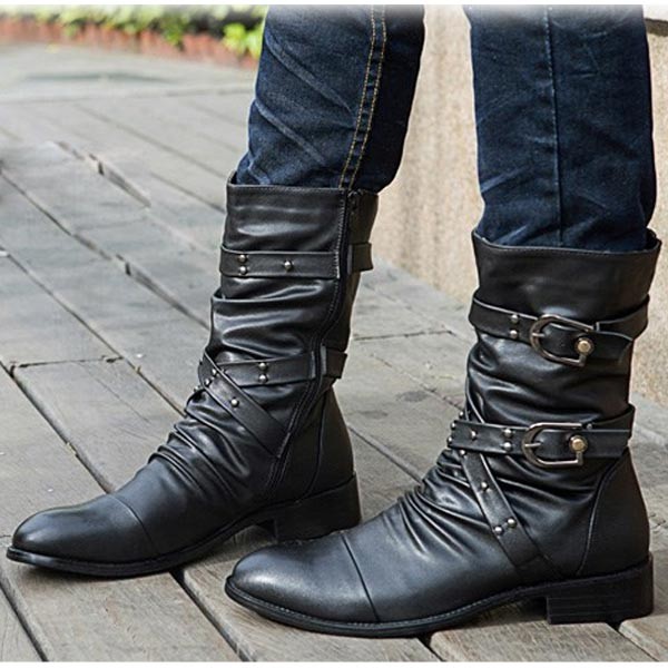 楽天市場】エンジニアブーツ メンズブーツ メンズ 靴 サイドジップ