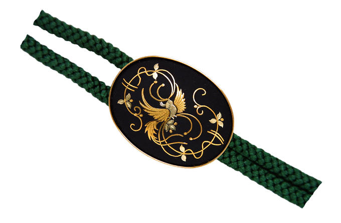 楽天市場】ループタイ 鳳凰 L-03 肥後象嵌 伝統工芸品 日本製 高級