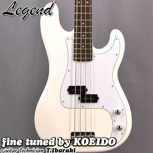 楽天市場】Legend by Aria LPB-Z WH【ストラップサービス中！】 エレキ