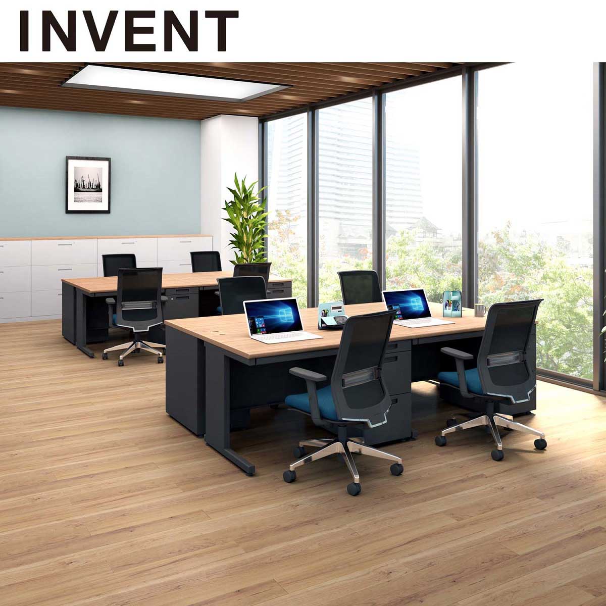 楽天市場】コクヨ オフィスデスク ワークデスク デスク INVENT