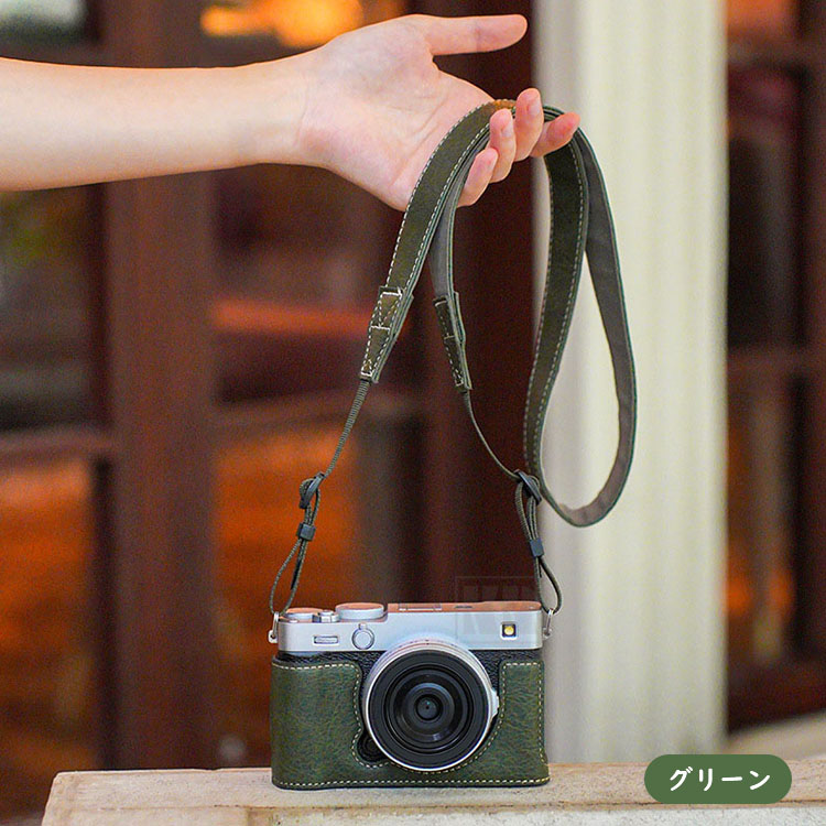 楽天市場】FUJIFILM X-E5 ケース カメラケース PUレザーハーフケース