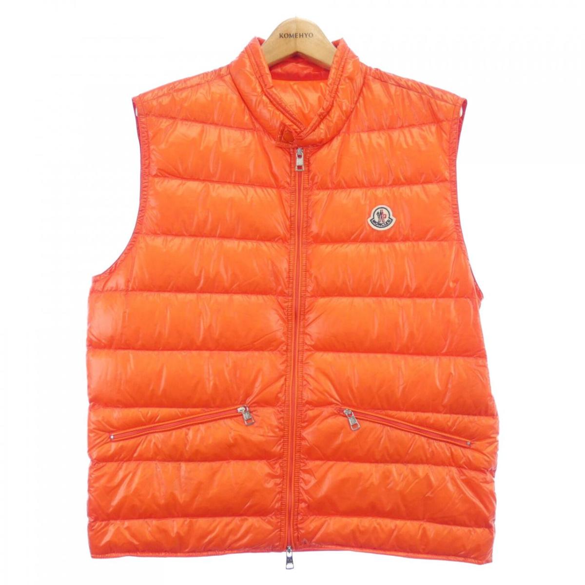 楽天市場】モンクレール ダウンベスト オレンジの通販