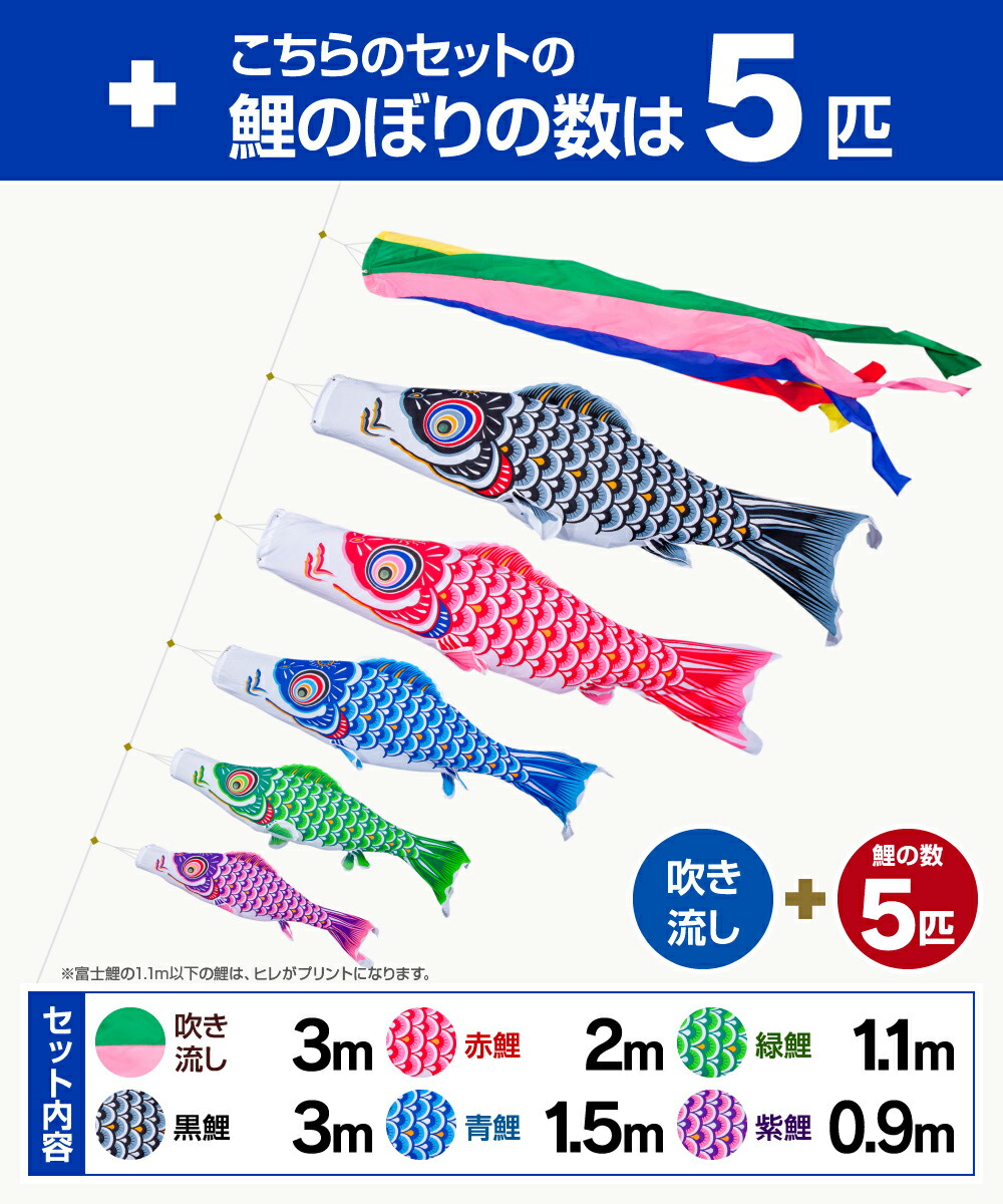 楽天市場】【SS先着クーポン＆P最大14倍】 庭園用 こいのぼり 鯉のぼり