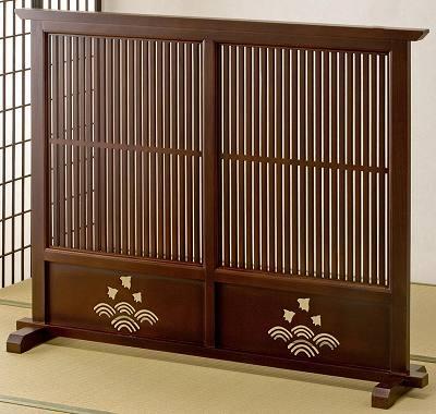 楽天市場】【楽天ランキング1位受賞】間仕切り 屏風 天然木格子衝立