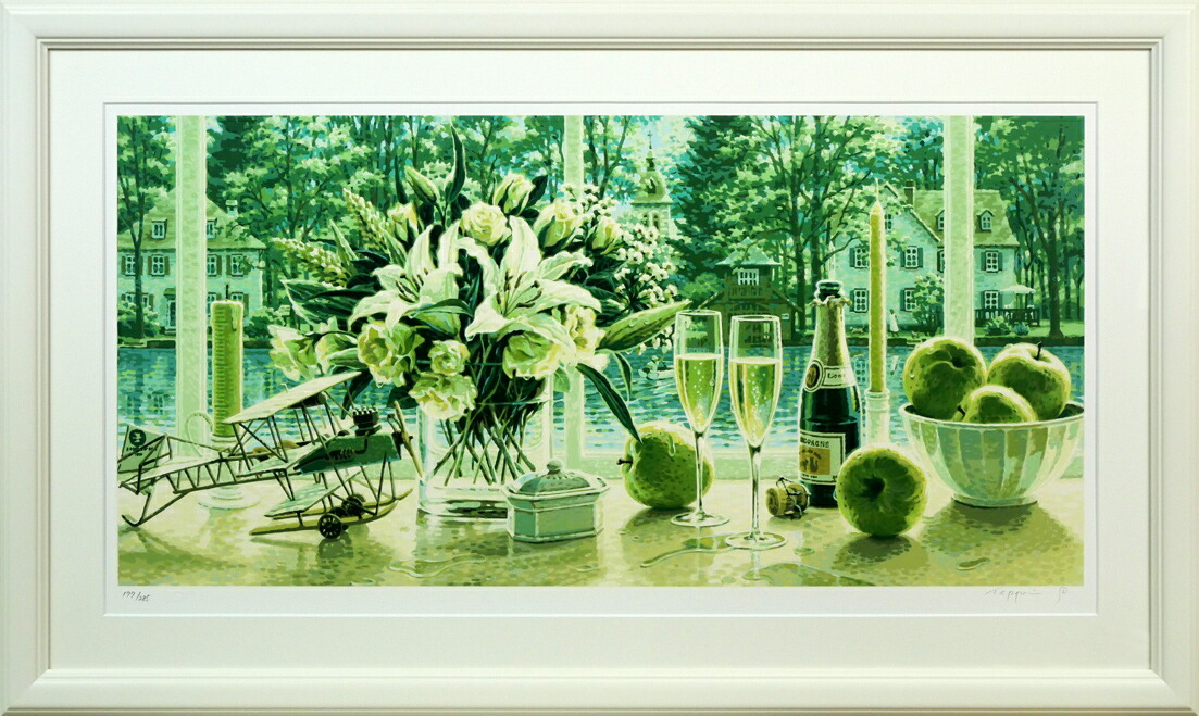 楽天市場】笹倉 鉄平「エヴァーグリーン」シルクスクリーン版画 限定