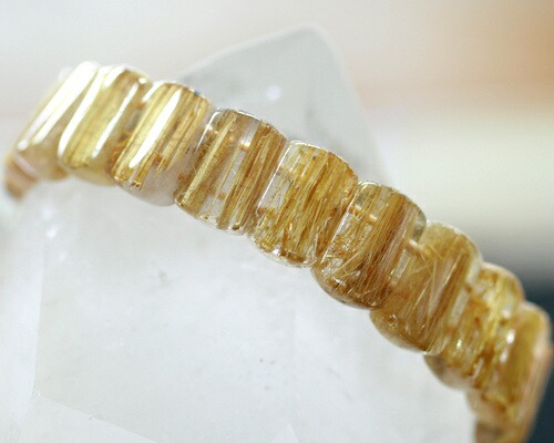 楽天市場】タイチンルチルクォーツ ブレスレット ゴールドルチル