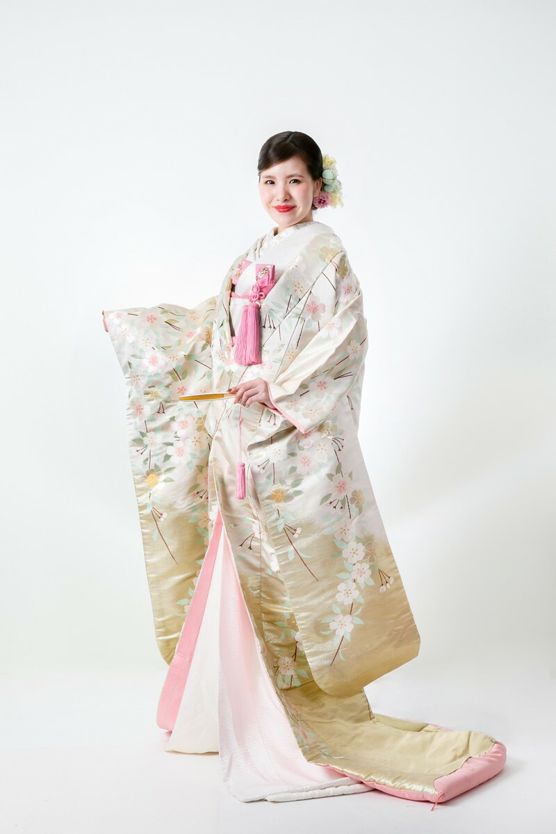 楽天市場】カラー打掛 白 小の通販