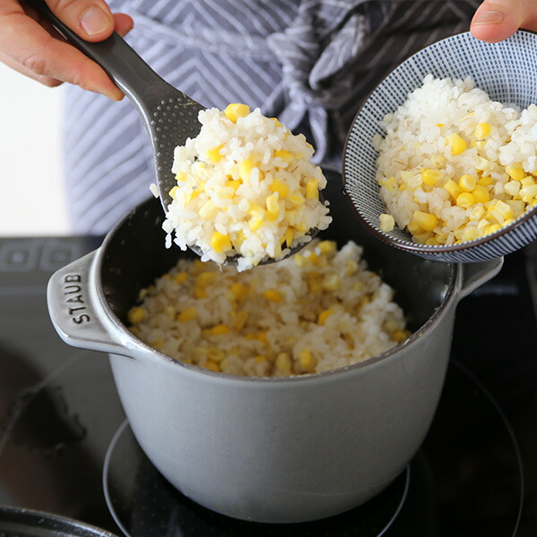 楽天市場】staub(ストウブ） ラ・ココット de GOHAN M ホーロー鍋16cm