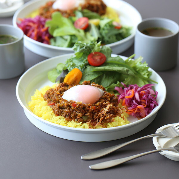 楽天市場】1616/arita japan ラウンドDeepプレート240 白 【和洋食器