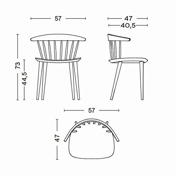 楽天市場】【お取り寄せ】HAY (ヘイ) J104 チェア ホワイト/ブラック