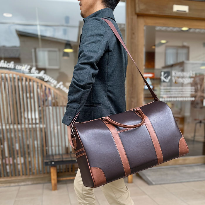 楽天市場】ボストンバッグ メンズ 2way 大容量 2泊 3泊 旅行 出張