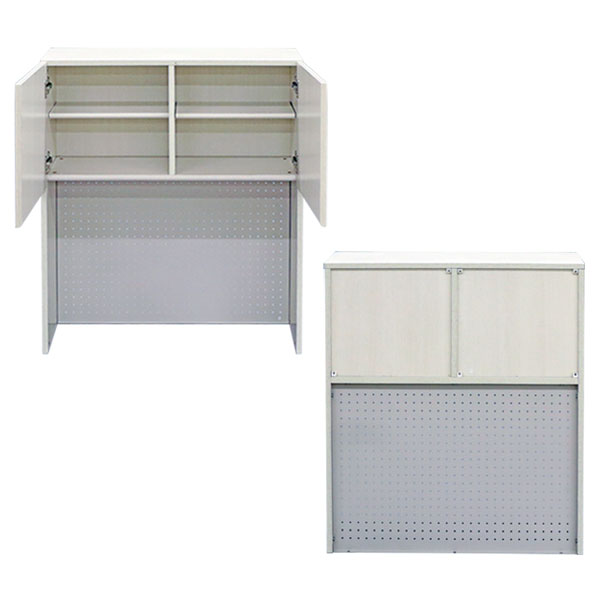 楽天市場】食器棚 上置き棚 上だけ 上棚 食器棚 上 収納 有孔ボード