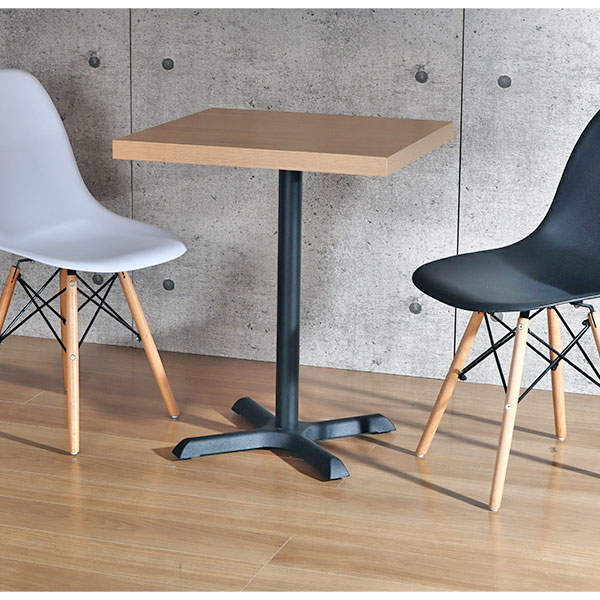 楽天市場】カフェテーブル 正方形 60×60 一本脚 ダイニングテーブル