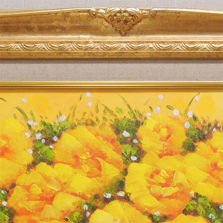 黄色のバラ 油絵 鄭 秀京 Soo 黄色のバラ 油絵 鄭 秀京 Soo 黄色の