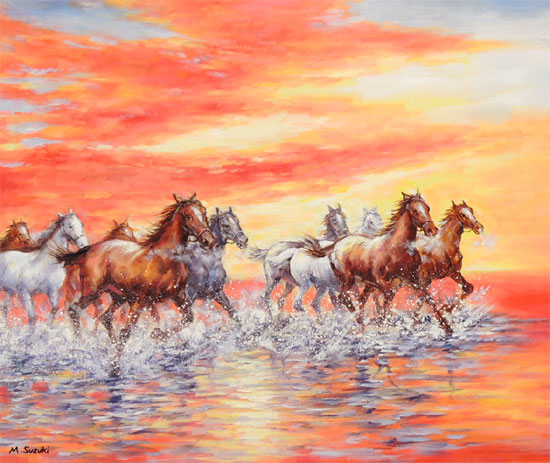 風景画 M.Ryuji F30号 絵のみ 風景画 M.Ryuji F30号 絵のみ 風景画 M