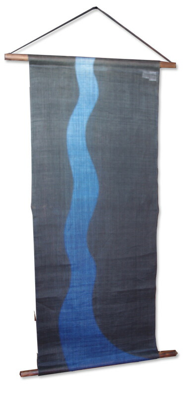 楽天市場】本麻タペストリー【天の川】藍渋染めと鉄媒染 日本製 手染め