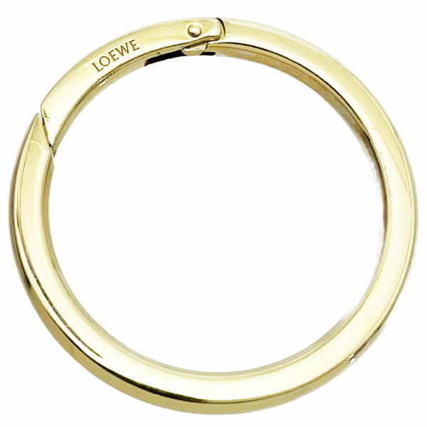 楽天市場】ロエベ キーホルダー ロゴ キーフック ゴールド金具 LOEWE